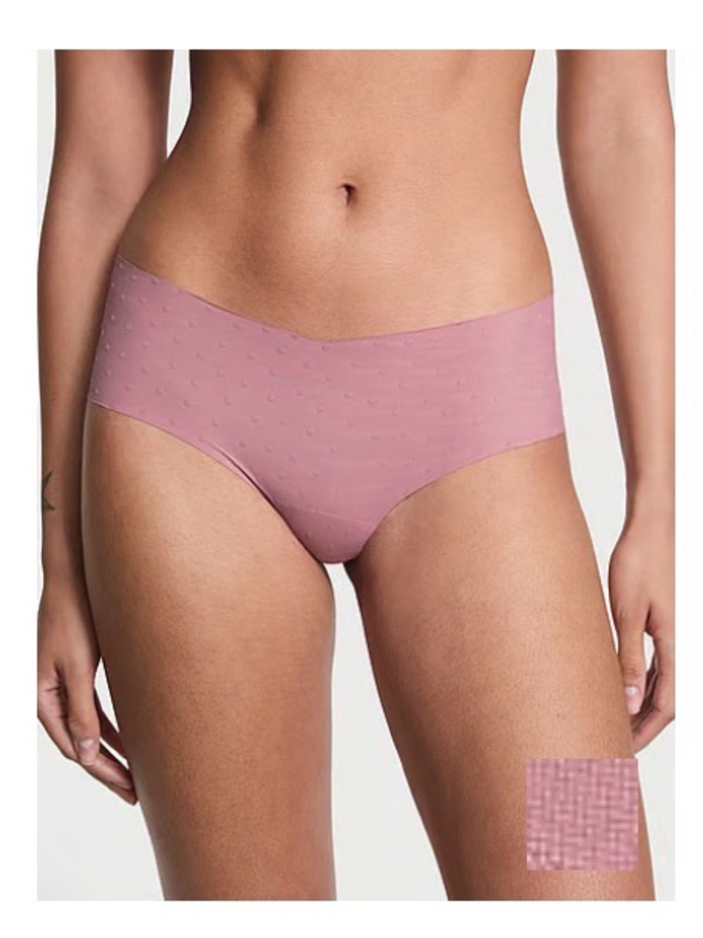 Victoria's Secret Seamless Cheeky Panty in Dusty Rose Pink
